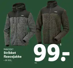 Lidl Strikket fleecejakke tilbud