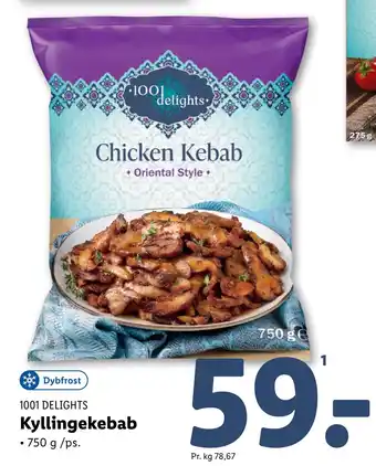 Lidl Kyllingekebab tilbud