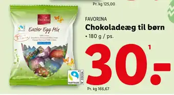 Lidl Chokoladeæg til børn tilbud