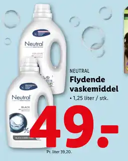 Lidl Flydende vaskemiddel tilbud