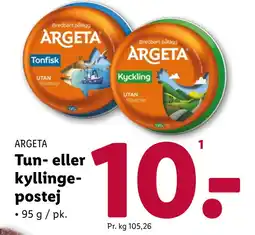 Lidl Tun- eller kyllingepostej tilbud