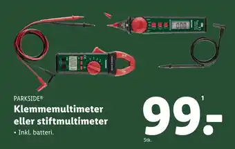 Lidl Klemmemultimeter eller stiftmultimeter tilbud