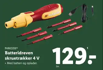 Lidl Batteridreven skruetrækker 4 V tilbud