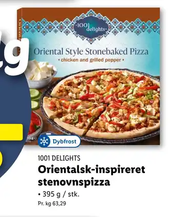 Lidl Orientalsk-inspireret stenovnspizza tilbud