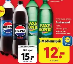 Lidl Sodavand tilbud