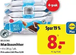 Lidl Mælkesnitter tilbud