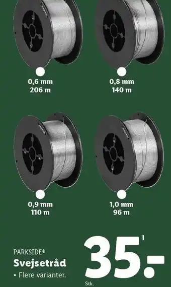 Lidl PARKSIDE Svejsetråd tilbud