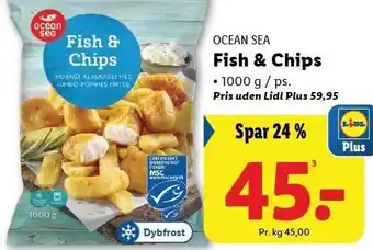 Lidl Fish & Chips tilbud