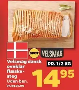 Netto Velsmag dansk ovnklar flæskesteg tilbud