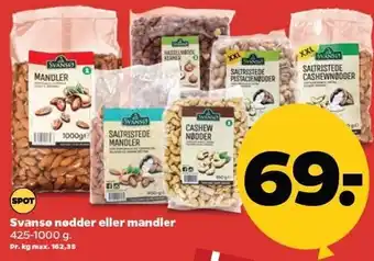 Netto Savnsø nødder eller mandlr tilbud