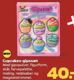 Netto Cupcake-gipssæt tilbud