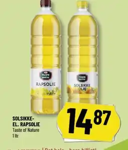 Løvbjerg SOLSIKKE- EL. RAPSOLIE tilbud