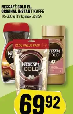 Løvbjerg NESCAFÉ GOLD EL. ORIGINAL INSTANT KAFFE tilbud