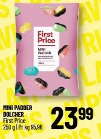 Løvbjerg MINI PADDER BOLCHER First Price tilbud