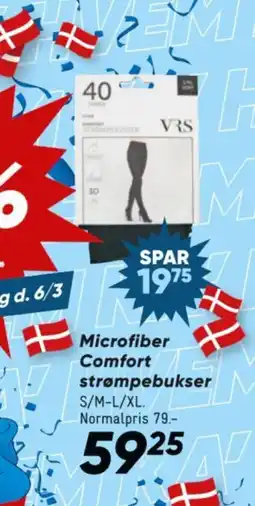 Bilka Microfiber Comfort strømpebukser S/M-L/XL tilbud