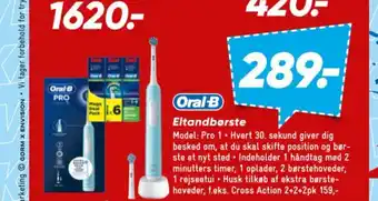 Bilka Eltandbørste tilbud