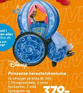 Bilka Prinsesse kørestolskostume tilbud