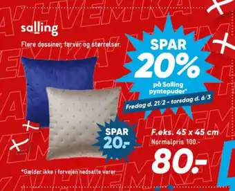 Bilka salling Flere dessiner, farver og tilbud