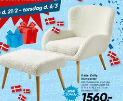 Bilka F.eks. Dolly loungestol tilbud