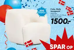 Bilka F.eks. Molly loungestol tilbud