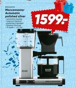 Bilka Moccamaster Automatic polished silve tilbud