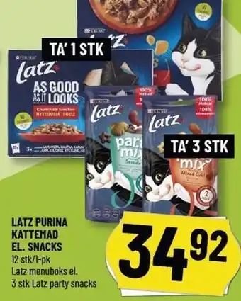 Løvbjerg LATS PURINA KATTEMAD EL. SNACKS tilbud