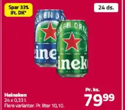 Fleggaard Heineken tilbud