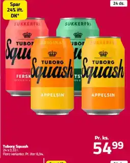 Fleggaard Tuborg Squash tilbud