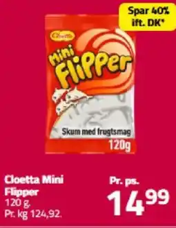 Fleggaard Cloetta Mini Flipper tilbud