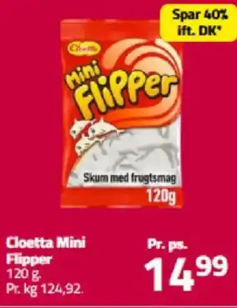 Fleggaard Cloetta Mini Flipper tilbud