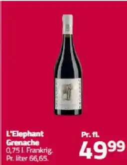 Fleggaard L'Elephant Grenache tilbud