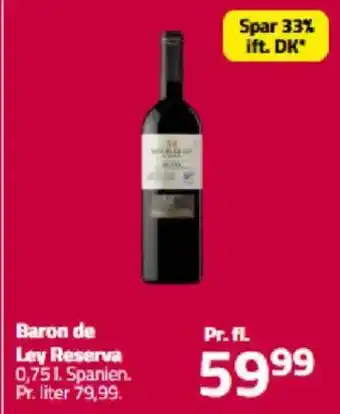 Fleggaard Baron de Ley Reserva tilbud