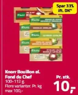 Fleggaard KNORR Bouillon el. Fond du Chef tilbud