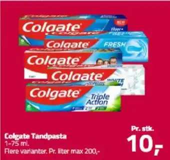 Fleggaard COLGATE Tandpasta tilbud