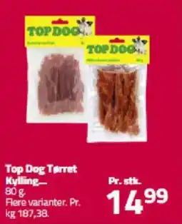 Fleggaard Top Dog Tørret Kylling tilbud