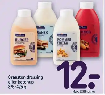 REMA 1000 GRAASTEN dressing eller ketchup tilbud