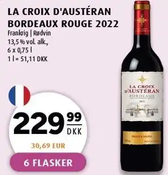 Scandinavian Park LA CROIX D'AUSTÉRAN BORDEAUX ROUGE 2022 tilbud