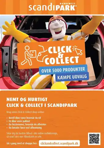 Scandinavian Park NEMT OG HURTIGT CLICK & COLLECT I SCANDIPARK tilbud