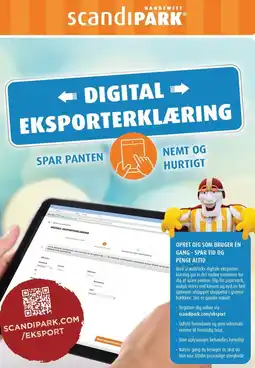 Scandinavian Park DIGITAL EKSPORTERKLÆRING tilbud