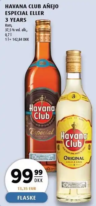 Scandinavian Park HAVANA CLUB ANEJO ESPECIAL ELLER 3 YEARS tilbud