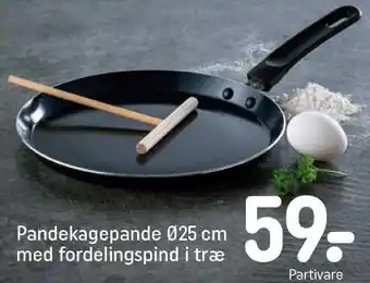 REMA 1000 Pandekagepande Ø25 cm med fordelingspind i træ tilbud