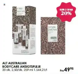 Matas Alt australian bodycare ansigtspleje tilbud