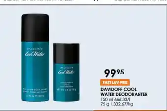 Matas DAVIDOFF COOL WATER DEODORANTER tilbud