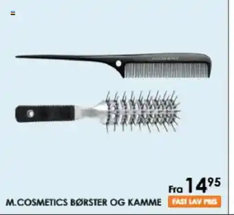 Matas M.COSMETICS BØRSTER OG KAMME FAST LAV PRIS tilbud