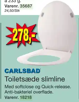 Harald Nyborg Toiletsæde slimline tilbud