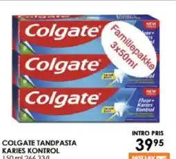 Matas COLGATE TANDPASTA KARIES KONTROL tilbud