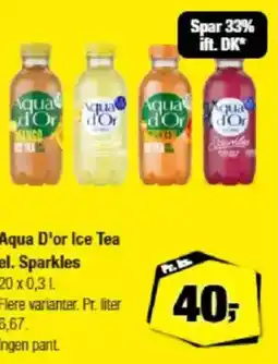 Calle Aqua D'or Ice Tea el. Sparkles tilbud