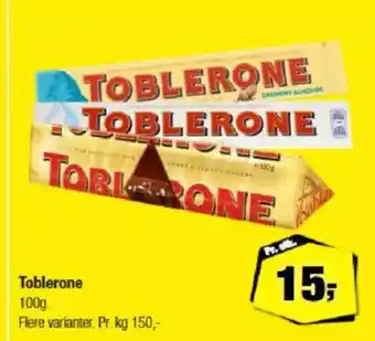 Calle Toblerone tilbud