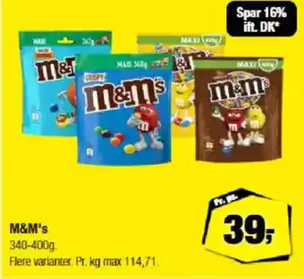 Calle M&M's tilbud