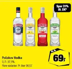 Calle Poliakov Vodka tilbud